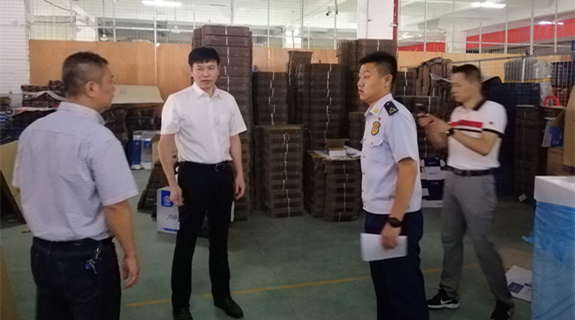 安溪县委常委常务副县长史思泉以四不两直方式到城厢镇玉田工业园区